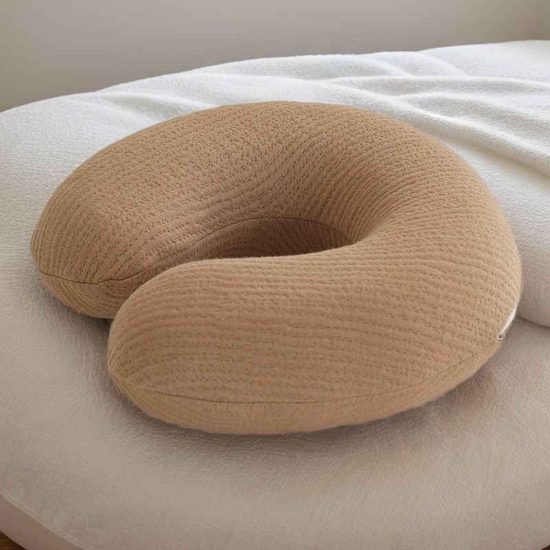 У-образна възглавница с паметна пяна, сваляема покривка, която може да се пере — дебела пухкава възглавница за козметични салони