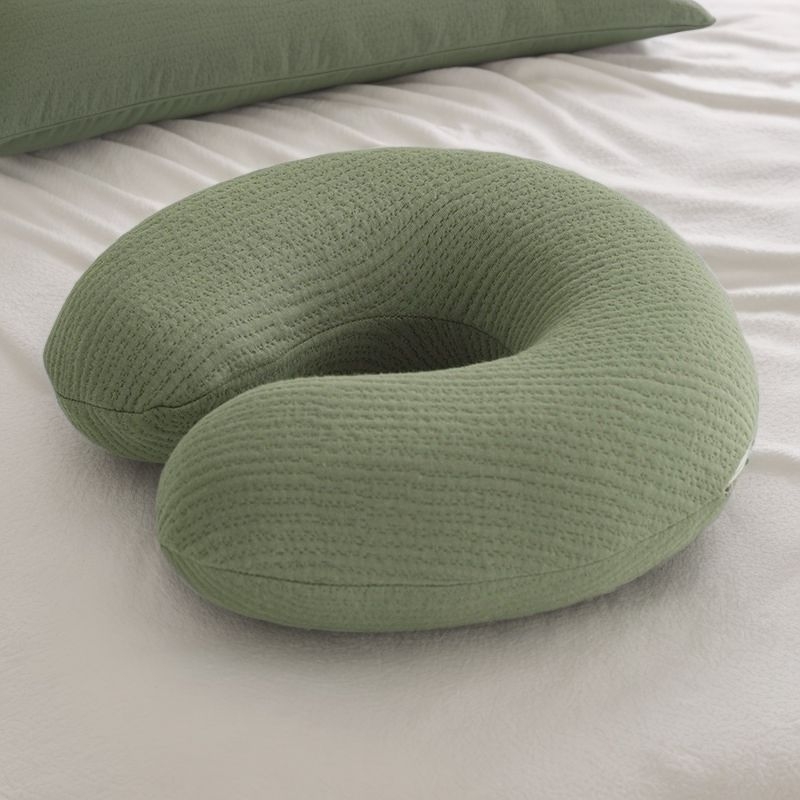 У-образна възглавница с паметна пяна, сваляема покривка, която може да се пере — дебела пухкава възглавница за козметични салони