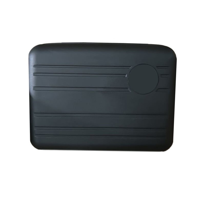 14-ιντσες ταξιδιωτική βαλίτσα με εκτύπωση λογοτύπου, μίνι νεσεσέρ καλλυντικών, φορητή πολυλειτουργική τσάντα οργάνωσης (PP υλικό, μονόδρομο τροχό, φερμουάρ, ριγέ μοτίβο, προσαρμογή branding)