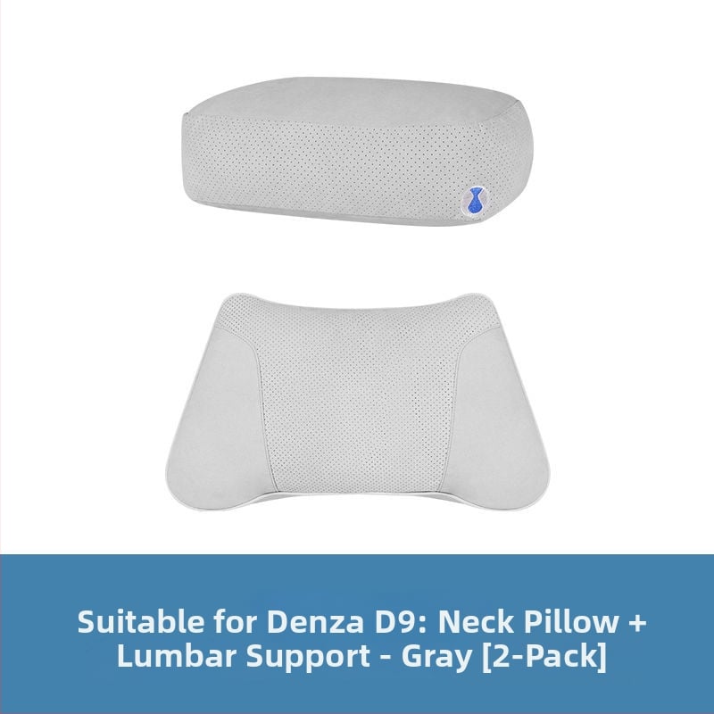 Автомобилна възглавничка за шия Tenganda – дишаща велурова повърхност, пълнител биологичен велур, висока дихателност и комфорт, универсална за всички сезони