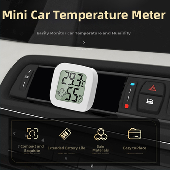 Автомобилен измервател на температурата на охлаждащата течност с регулируем ъгъл на дисплея