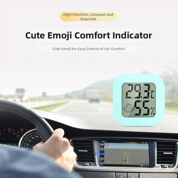 Автомобилен измервател на температурата на охлаждащата течност с регулируем ъгъл на дисплея