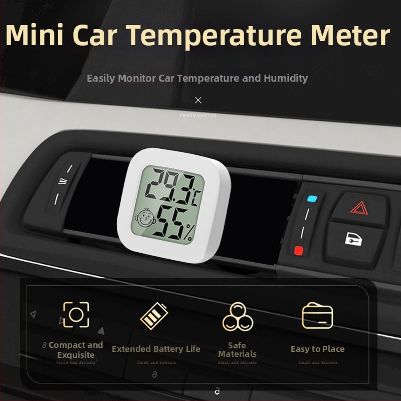 Автомобилен измервател на температурата на охлаждащата течност с регулируем ъгъл на дисплея