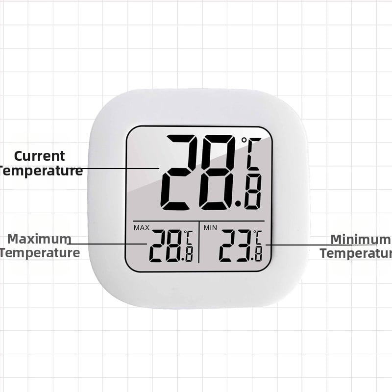 Автомобилен измервател на температурата на охлаждащата течност с регулируем ъгъл на дисплея