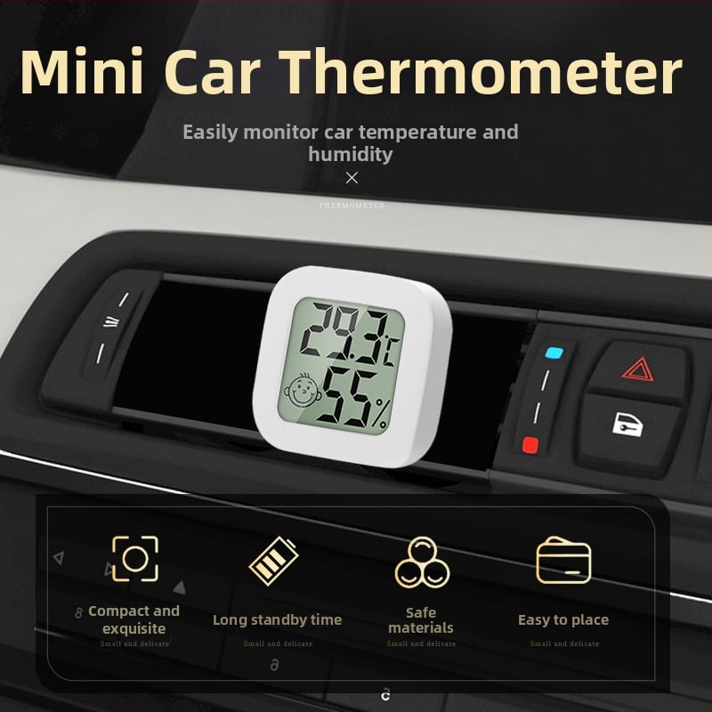 Автомобилен измервател на температурата на охлаждащата течност с регулируем ъгъл на дисплея