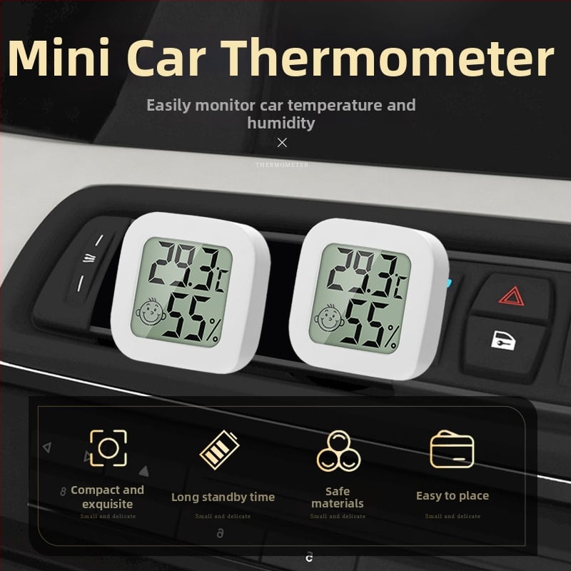 Автомобилен измервател на температурата на охлаждащата течност с регулируем ъгъл на дисплея