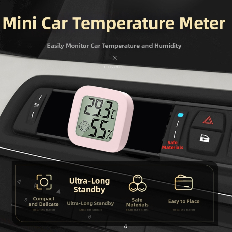 Автомобилен измервател на температурата на охлаждащата течност с регулируем ъгъл на дисплея