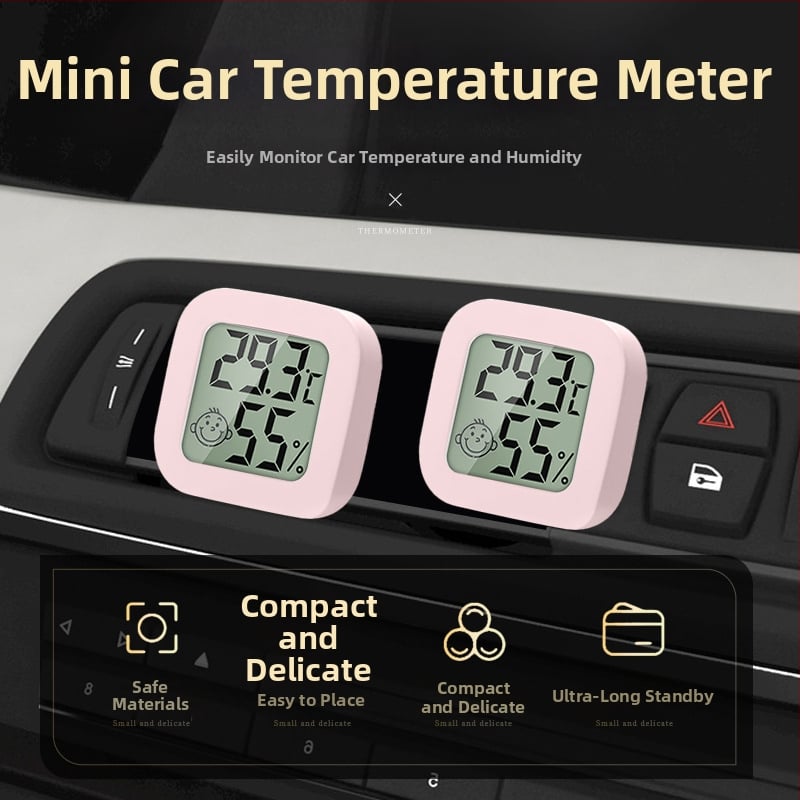 Автомобилен измервател на температурата на охлаждащата течност с регулируем ъгъл на дисплея