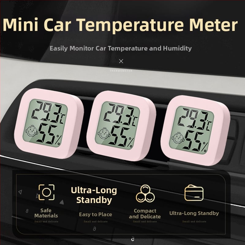 Автомобилен измервател на температурата на охлаждащата течност с регулируем ъгъл на дисплея