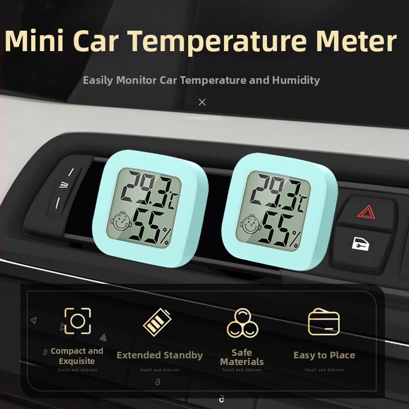 Автомобилен измервател на температурата на охлаждащата течност с регулируем ъгъл на дисплея