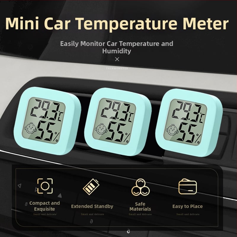 Автомобилен измервател на температурата на охлаждащата течност с регулируем ъгъл на дисплея