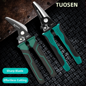Tuosen клещи за премахване на изолацията на проводници — многофункционален инструмент за премахване на изолацията, кримпване, захващане и отваряне на кабели