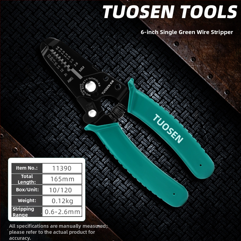 Tuosen клещи за премахване на изолацията на проводници — многофункционален инструмент за премахване на изолацията, кримпване, захващане и отваряне на кабели