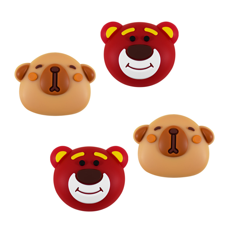 Capac joystick din silicon anti-derapant pentru Feizhi — design cartoon drăguț, protejează joystick-ul, îmbunătățește aspectul