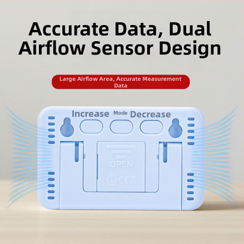 Вътрешен цифров измервател на температура и влажност — ултра тънък мини термометър с магнитен будилник (1,5V батерия)