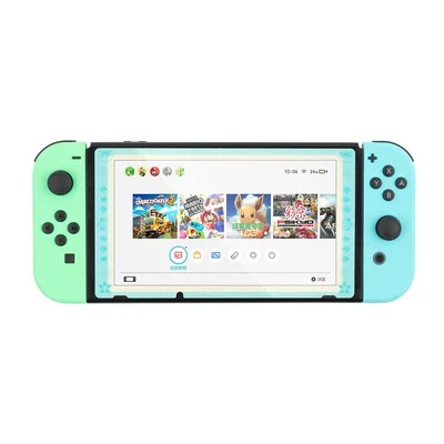 Protecție ecran Switch – folie tempered, 9H nanofilm, 0,5 mm, 96% transparență, model Zelda, pentru Nintendo Switch și Switch Endurance Edition