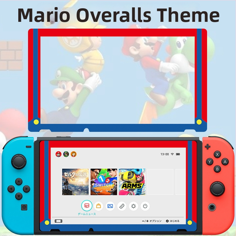 Protecție ecran Switch – folie tempered, 9H nanofilm, 0,5 mm, 96% transparență, model Zelda, pentru Nintendo Switch și Switch Endurance Edition