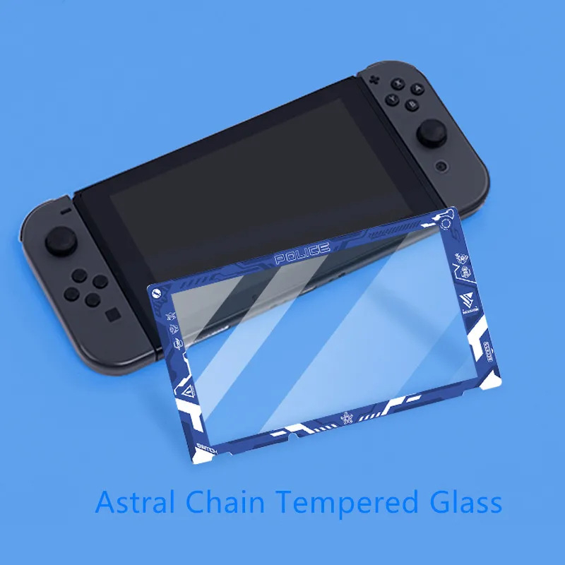 Protecție ecran Switch – folie tempered, 9H nanofilm, 0,5 mm, 96% transparență, model Zelda, pentru Nintendo Switch și Switch Endurance Edition