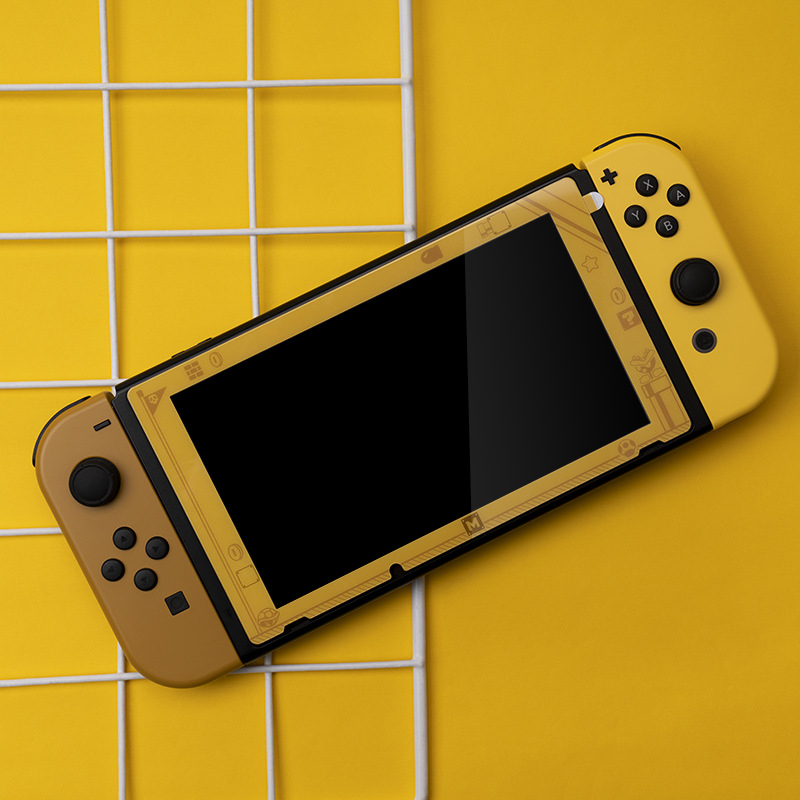 Protecție ecran Switch – folie tempered, 9H nanofilm, 0,5 mm, 96% transparență, model Zelda, pentru Nintendo Switch și Switch Endurance Edition
