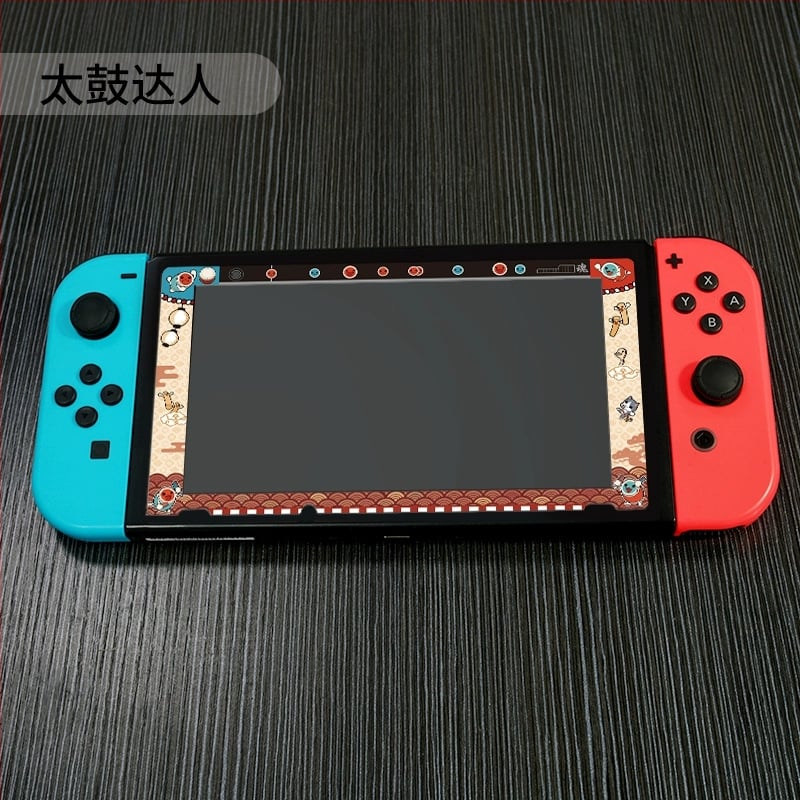 Protecție ecran Switch – folie tempered, 9H nanofilm, 0,5 mm, 96% transparență, model Zelda, pentru Nintendo Switch și Switch Endurance Edition