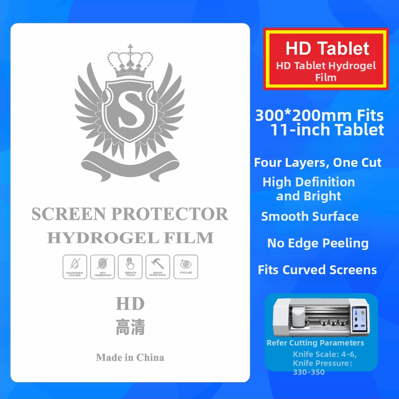 TPU hydrogel ochranná fólia pre tablety – HD matný povrch, plné pokrytie, samoopravný film