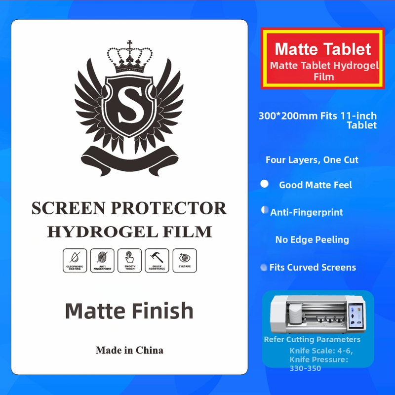 TPU hydrogel ochranná fólia pre tablety – HD matný povrch, plné pokrytie, samoopravný film