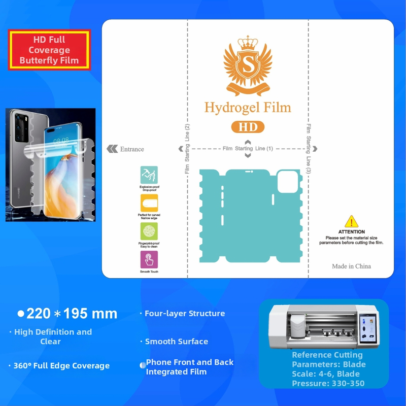 TPU hydrogel ochranná fólia pre tablety – HD matný povrch, plné pokrytie, samoopravný film