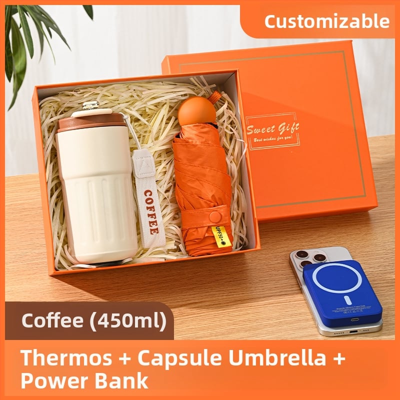 Üzleti ajándék termosz bögre egyedi logóval – 316 rozsdamentes acél, vákuum szigetelés 0–6 óra, nyomtatható logó, hordozó zsinórral, díszdobozos csomagolás