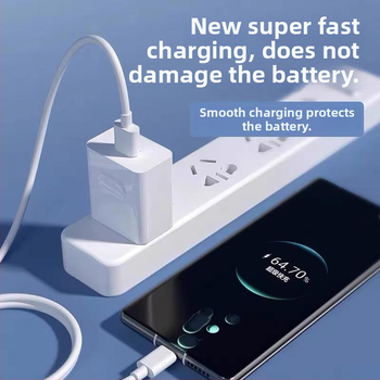 Kainuo Huawei Mate30 γρήγορη κεφαλή φόρτισης με αναδιπλούμενο σιλικόν, 40W, 5A