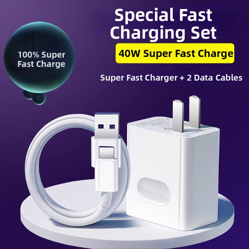 Kainuo Huawei Mate30 γρήγορη κεφαλή φόρτισης με αναδιπλούμενο σιλικόν, 40W, 5A