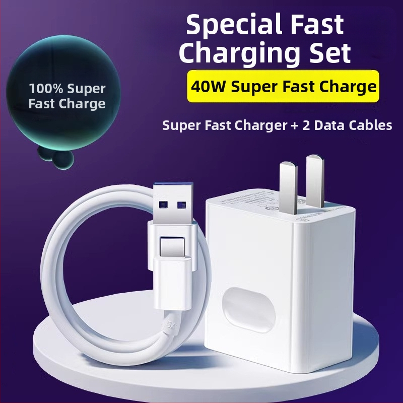 Kainuo Huawei Mate30 γρήγορη κεφαλή φόρτισης με αναδιπλούμενο σιλικόν, 40W, 5A