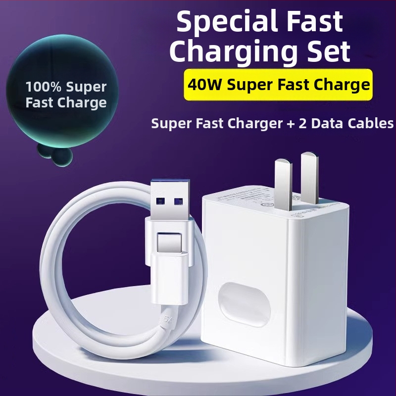 Kainuo Huawei Mate30 γρήγορη κεφαλή φόρτισης με αναδιπλούμενο σιλικόν, 40W, 5A