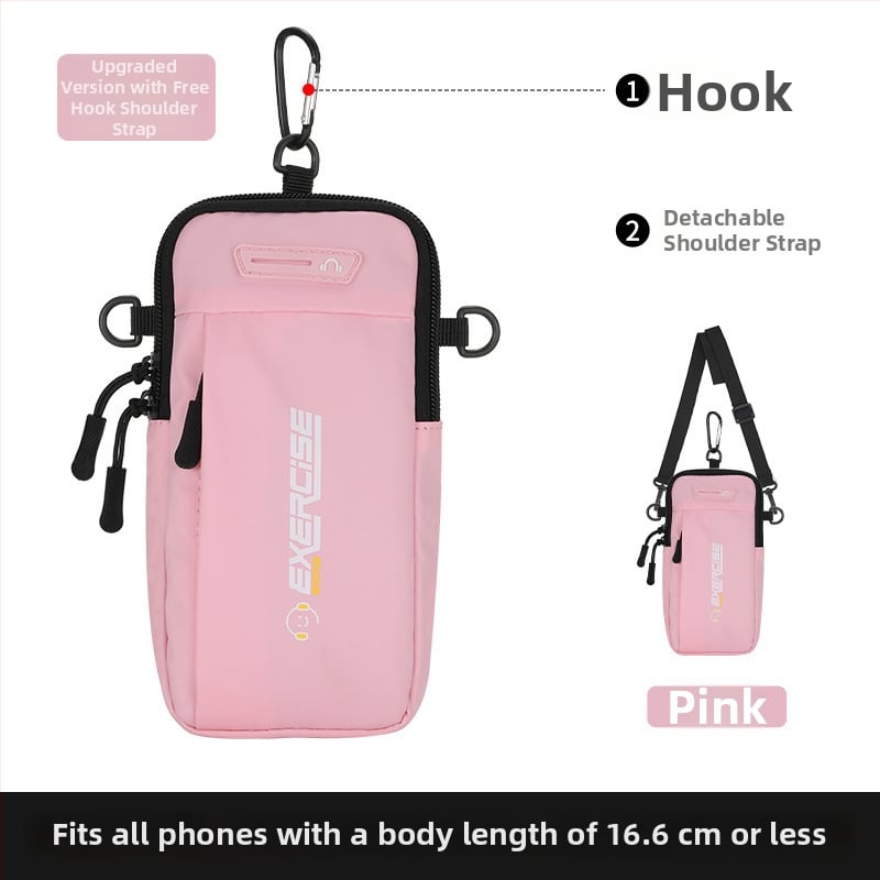 Унисекс арм-баг за телефон за фитнес и бягане, дишащ Corduroy материал, подходящ за колоездене