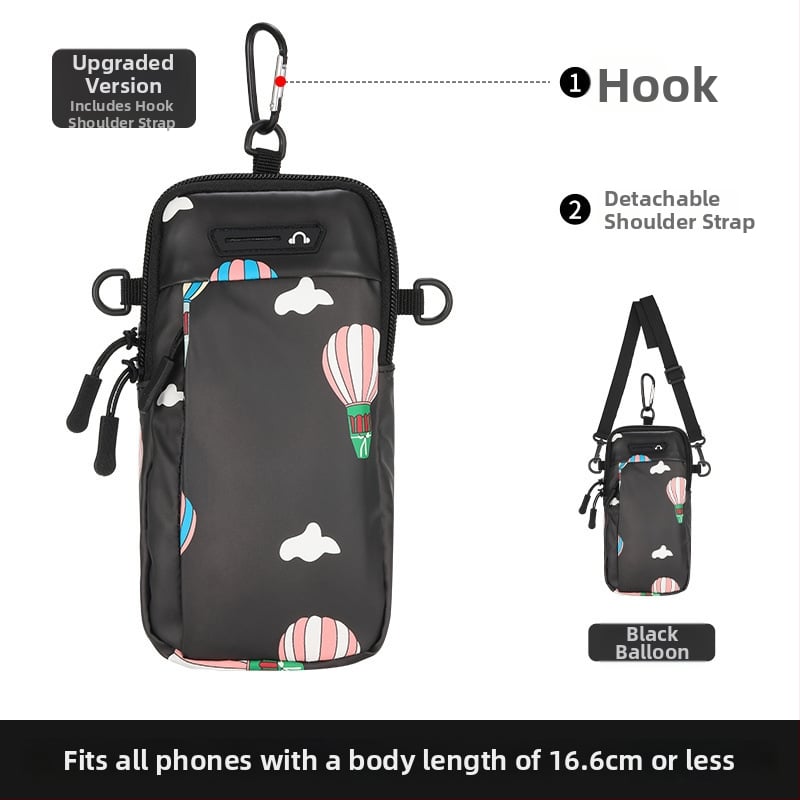 Унисекс арм-баг за телефон за фитнес и бягане, дишащ Corduroy материал, подходящ за колоездене