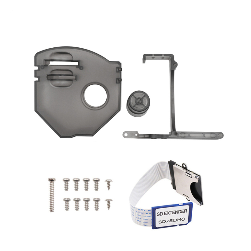 Dreamcast GDEMU V5.15B optikai meghajtó panel kártyaolvasóval és SD-kártya bővítő tartóval