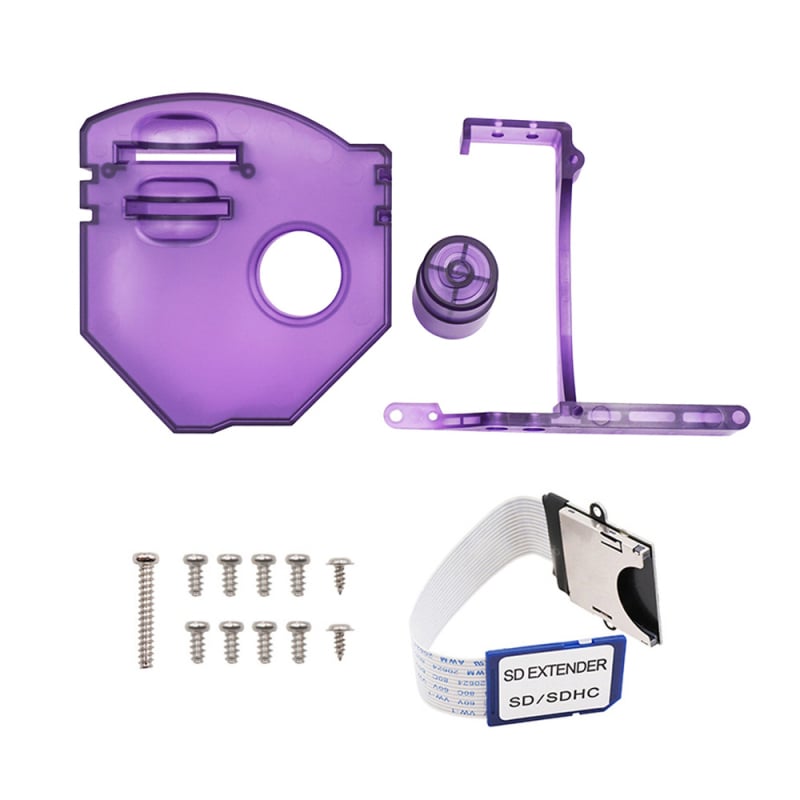 Dreamcast GDEMU V5.15B optikai meghajtó panel kártyaolvasóval és SD-kártya bővítő tartóval