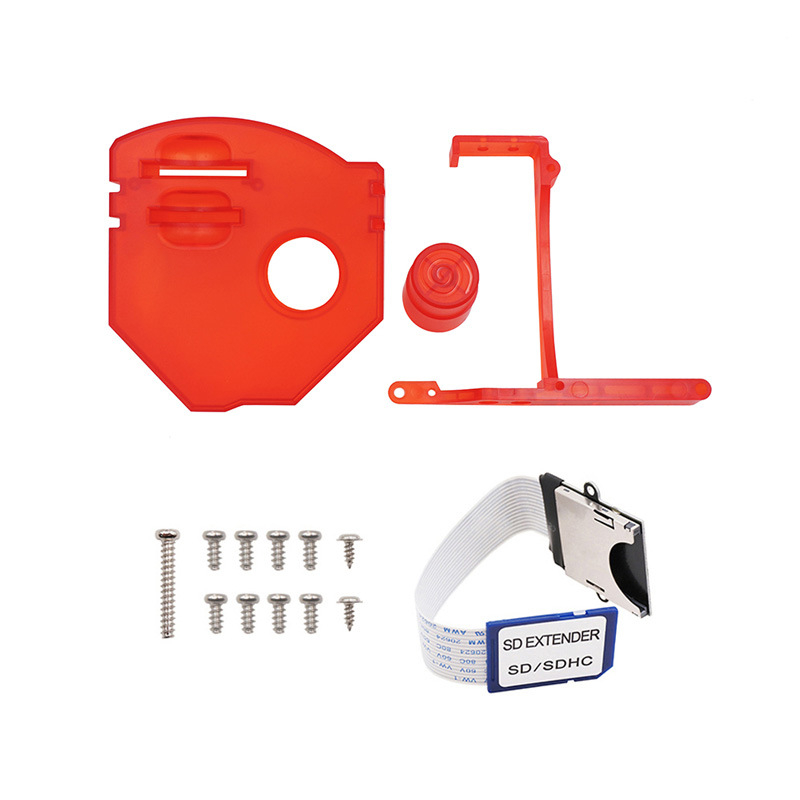 Dreamcast GDEMU V5.15B optikai meghajtó panel kártyaolvasóval és SD-kártya bővítő tartóval