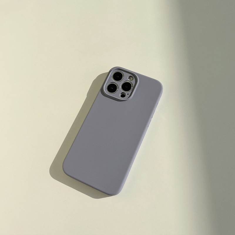 Θήκη για iPhone 14 Pro Max από υγρή σιλικόνη και TPU, μονόχρωμο στυλ Ins, δυνατότητα προσαρμογής