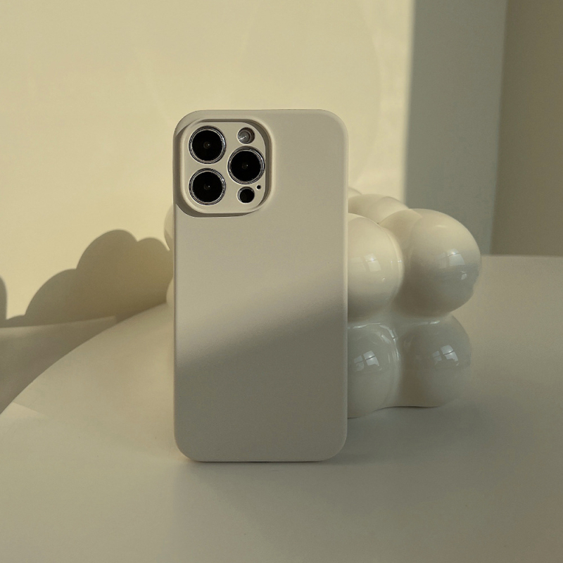 Θήκη για iPhone 14 Pro Max από υγρή σιλικόνη και TPU, μονόχρωμο στυλ Ins, δυνατότητα προσαρμογής