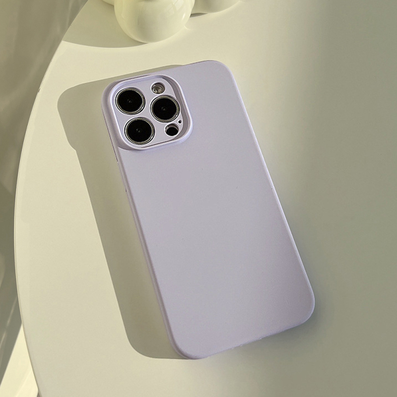 Θήκη για iPhone 14 Pro Max από υγρή σιλικόνη και TPU, μονόχρωμο στυλ Ins, δυνατότητα προσαρμογής