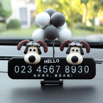 Parkovacia tabuľka - roztomilý dámsky dizajn, dočasné číslo na auto, model V007, plast