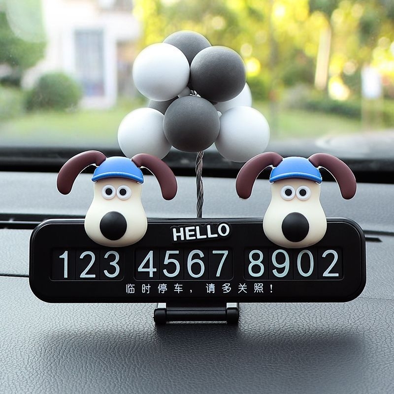 Parkovacia tabuľka - roztomilý dámsky dizajn, dočasné číslo na auto, model V007, plast