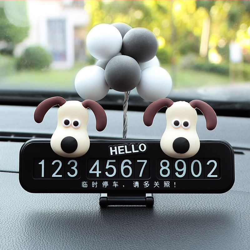 Parkovacia tabuľka - roztomilý dámsky dizajn, dočasné číslo na auto, model V007, plast