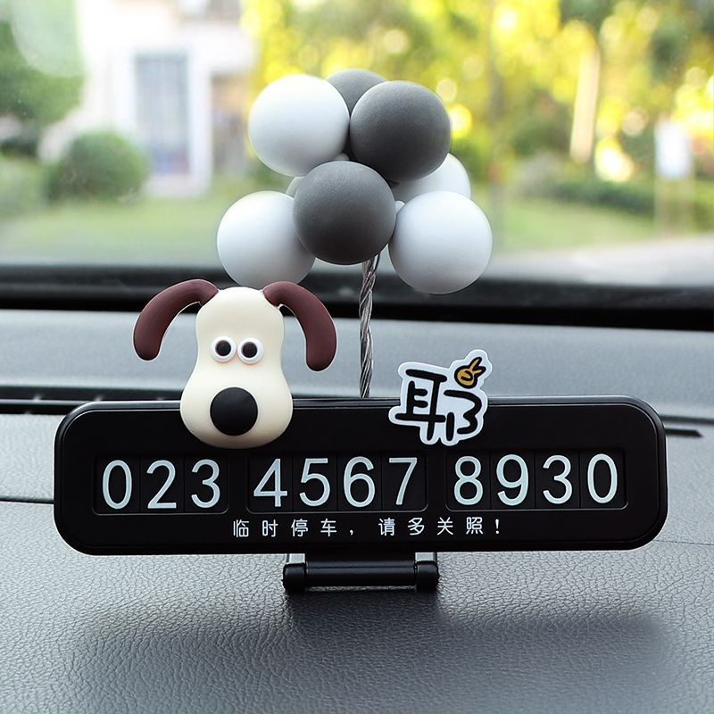 Parkovacia tabuľka - roztomilý dámsky dizajn, dočasné číslo na auto, model V007, plast