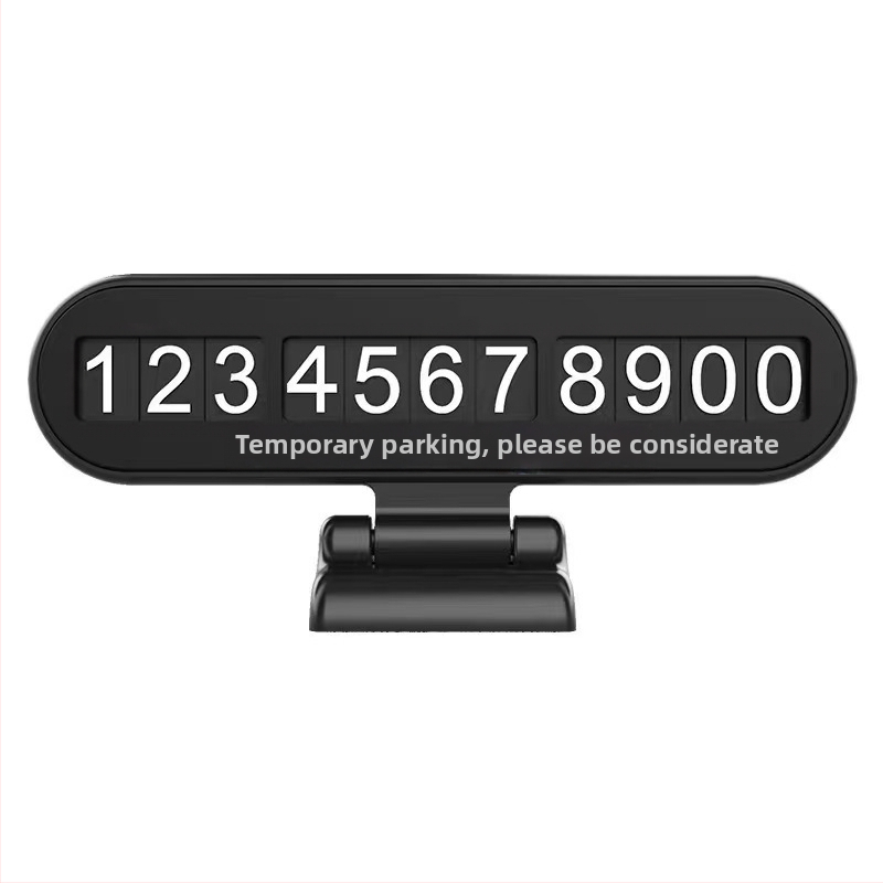 Parkovacia tabuľka - roztomilý dámsky dizajn, dočasné číslo na auto, model V007, plast
