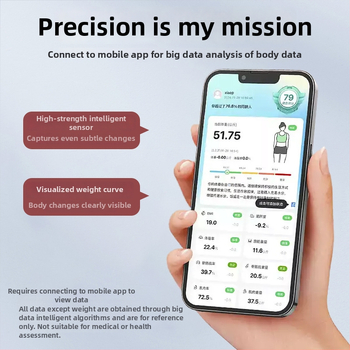 Cântar Bluetooth pentru masă corporală, cu măsurare a greutății, a grăsimii corporale, a caloriilor și a umidității, până la 180 kg, încărcare USB, cântar digital