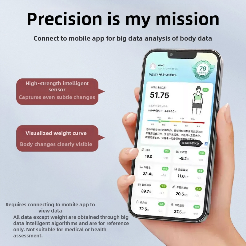 Cântar Bluetooth pentru masă corporală, cu măsurare a greutății, a grăsimii corporale, a caloriilor și a umidității, până la 180 kg, încărcare USB, cântar digital