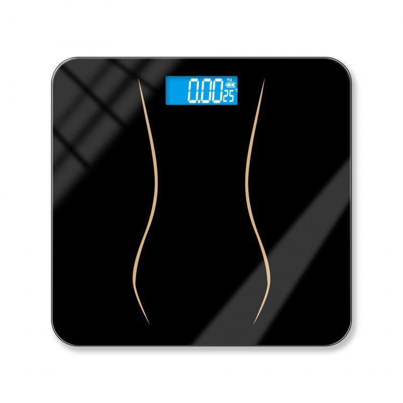Cântar corporal electronic, reîncărcabil, cu imprimare