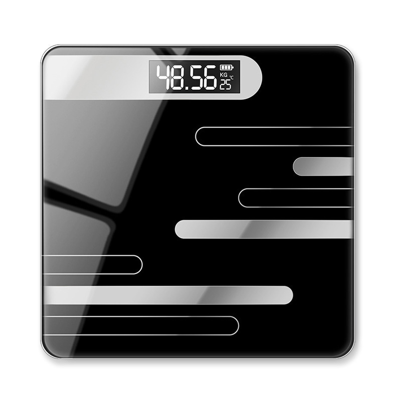 Cântar corporal electronic, reîncărcabil, cu imprimare