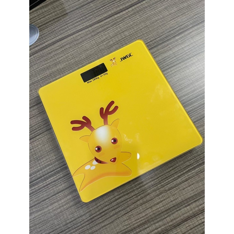 Cântar corporal electronic, reîncărcabil, cu imprimare